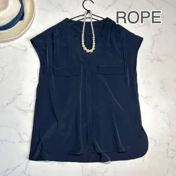 ROPE 로페 블라우스 프렌치 슬리브/슬리브리스 풀오버