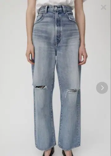 MOUSSY HW CRASH LOOSE STRAIGHT 데님