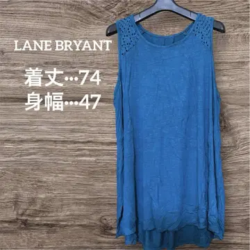 LANE BRYANT SWING TEE 터콰이즈 14/16 슬리브리스