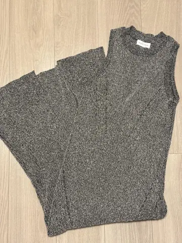 MAISON SPECIAL 슬리브리스 롱 원피스