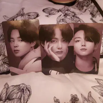K-POP 아이돌 포토 카드 7장 세트 BTS 흑백 세련된 사진