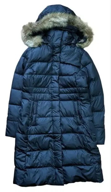 L.L.Bean 퍼가 달린 다운 코트 롱 타운 자켓
