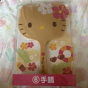 산리오 복권 헬로키티 일광화상 키티 블랙 갸루 키티 손거울 거울