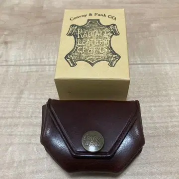 radiall 가죽 코인 케이스 동전 지갑 라디얼
