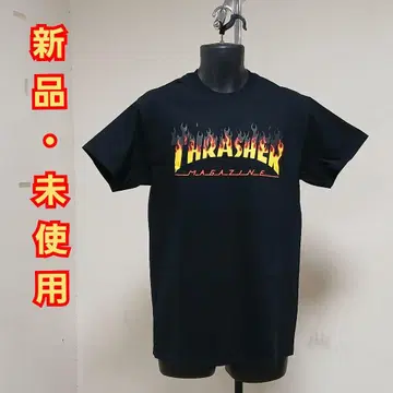 THRASHER (트레셔) 프레임 로고 티셔츠 새상품