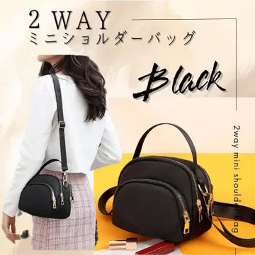 컴팩트 여성용 숄더백 블랙 046 인기