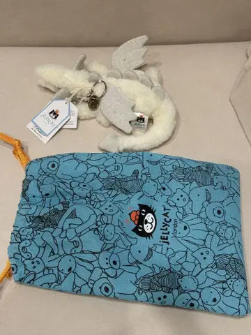 미사용품 Jellycat 제리캣 드래곤형 키링 포함