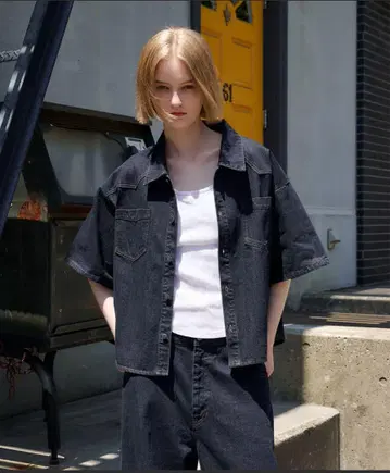 regenglanz 데님 셋업 배기 슬라브 데님 데님