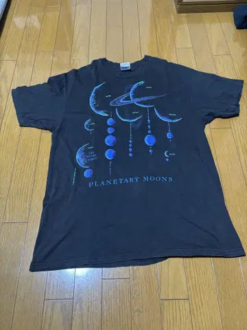 90년대 90s USA제 빈티지 싱글 스티치 혹성 우주 티셔츠 XL