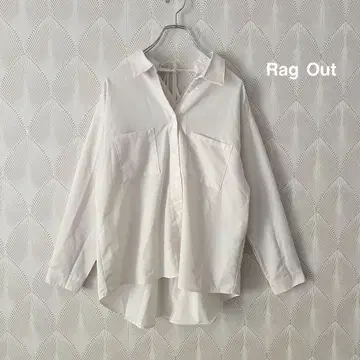 RagOut 긴팔 셔츠 블라우스 비침 있음 넉넉한 핏 a1706