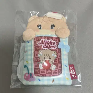 mikko 카페 봉제 인형 카드 케이스 라떼