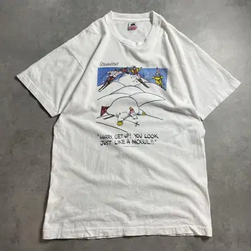90s USA제 설산 아트 아트 빈티지 T-셔츠