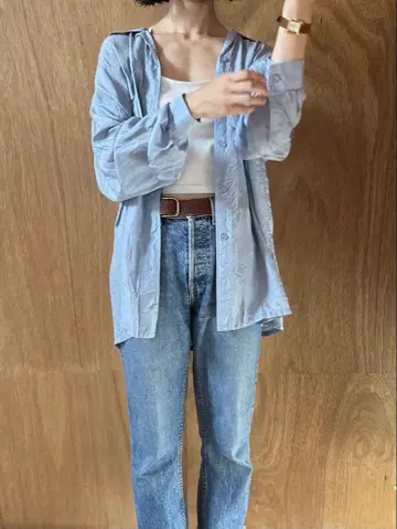 빈티지 실크 블라우스