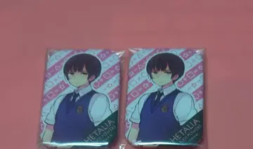 XXXXX 헤타리아 학생풍 캔뱃지