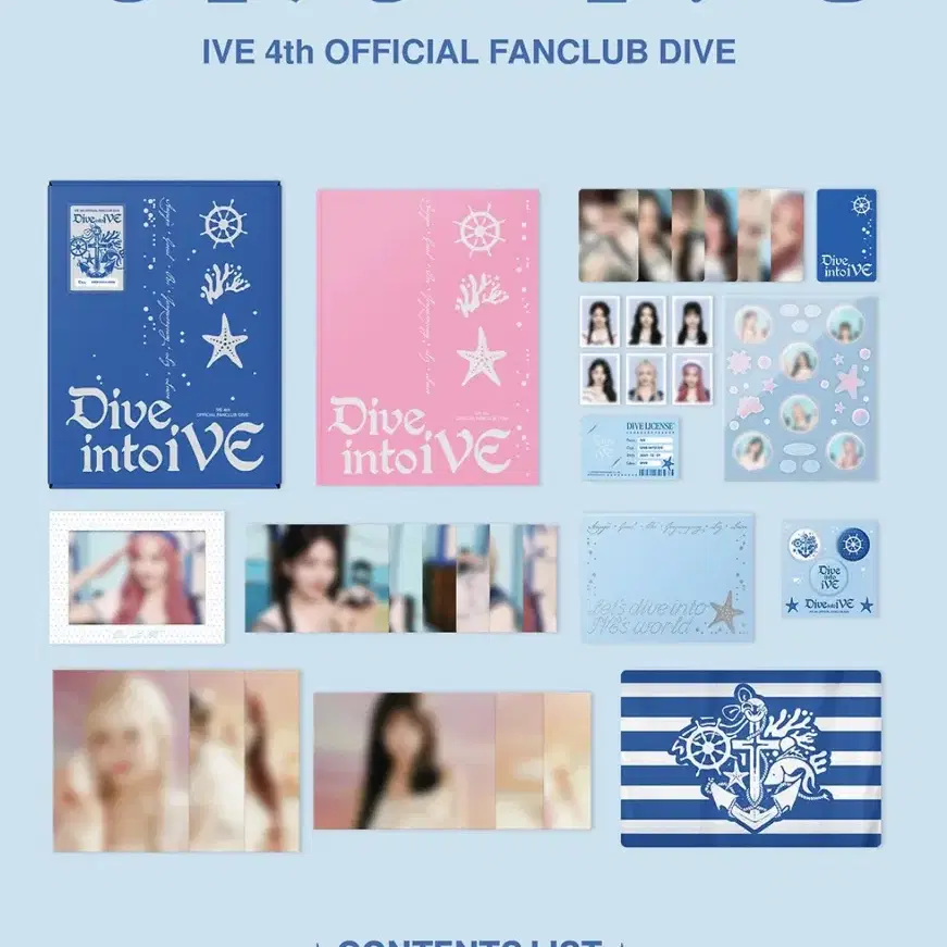 IVE | 아이브 Ive Dive 4th Official Fan Club Kit Full Set