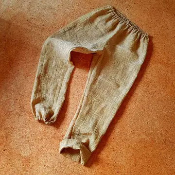 장어의 침대 패턴을 사용한 '남녀 공용 현대식 몸빼'