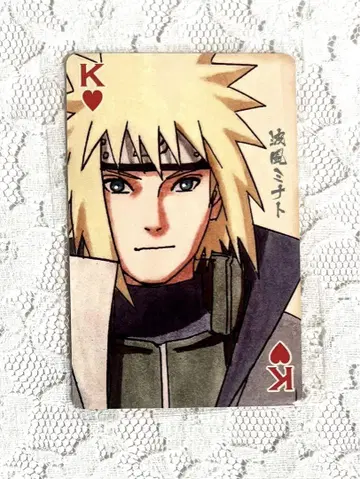 NARUTO 나미카제 미나토 카드놀이 카드
