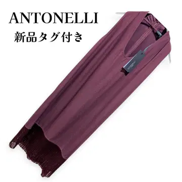 새상품 ANTONELLI 안토넬리 원피스 와인 레드 프린지
