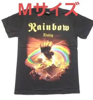 밴딩 티셔츠 RAINBOW 레인보우 RIGING M 사이즈