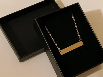 패션 액세서리 목걸이 체인 목걸이 박스 포함