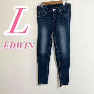 EDWIN 스키니 데님 사이즈 26 블루 캐주얼 코디 깔끔한 코디
