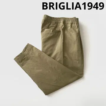 BRIGLIA1949 브리글리아 1949 코튼 린넨 셔링 팬츠