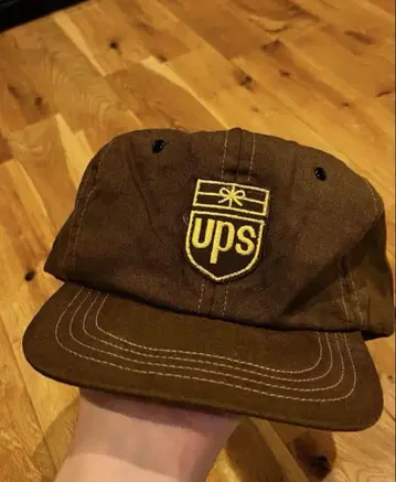 UPS 브라운 캡 스냅백 80년대 빈티지