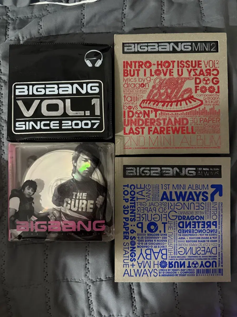 빅뱅 앨범 4종 일괄판매