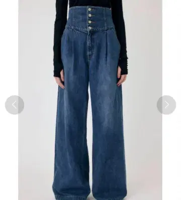 MOUSSY CORSET DESIGN BAGGY 코르셋 배기