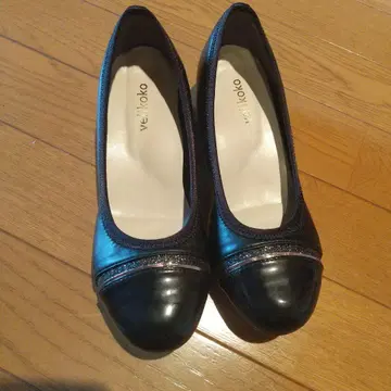 이종 소재 콤비 펌프스(3.0cm 힐) 편안하고 예쁜 신발