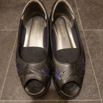 힐즈 애비뉴 스타 모티브 펌프스 웨이브 밑창 22cm