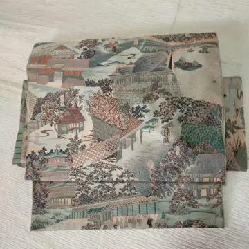 일본의 옛 풍경 오비(허리띠) 후쿠로 오비