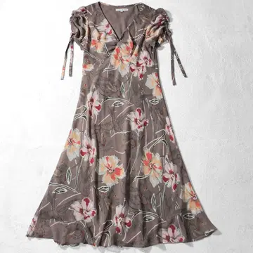 로라 애슐리 LAURA ASHLEY 원피스 롱 플레어 스커트