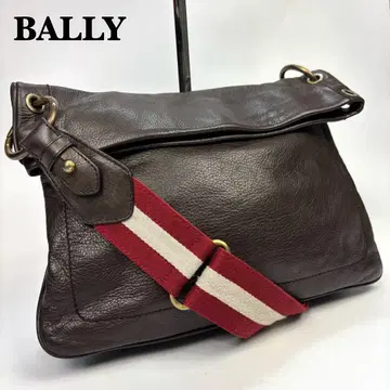 BALLY 발리 레어 숄더백 기차 스포팅 브라운