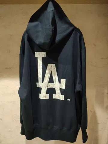 MLB 다저스 후드 부착 지퍼 후드티 3L