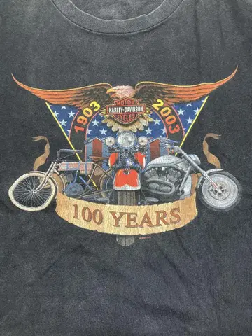 할리데이비슨 Harley-Davidson 티셔츠 양면 프린트