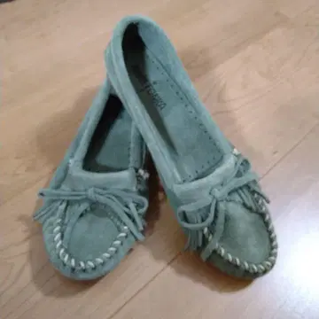 MINNETONKA 그린 모카신 8
