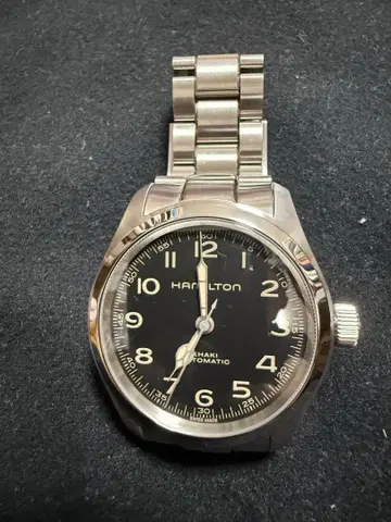 새상품급 해밀턴 카키 머프 38mm 스테인리스 밴딩