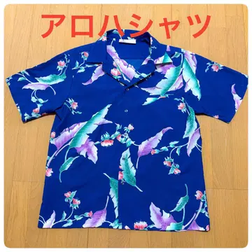Hilo Hatties 알로하 셔츠 XL 하와이 반팔 올 패턴