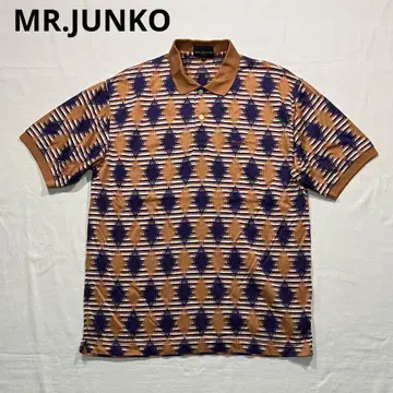 MR.JUNKO 미스터 준코 피케 셔츠 자카드 직물