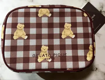 GELATO PIQUE 파우치 테디베어 새상품 택 포함
