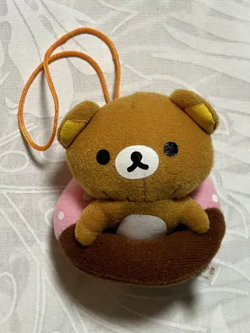 리락쿠마 해피 모듬 카페 마스코트 스트랩 봉제 인형 레어