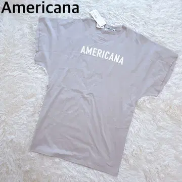 [택 포함] Americana 아메리카나 와이드 슬리브 티셔츠 튜닉 길이