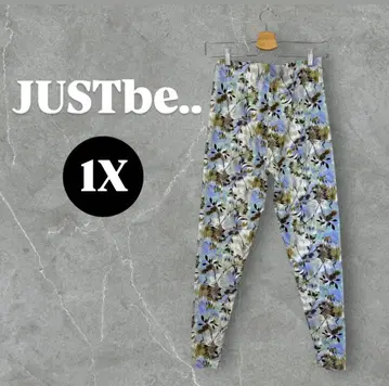 JUSTbe.. 플라워 프린트 레깅스 1X