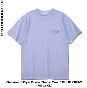 XG Garment Dye Crew Neck 티셔츠