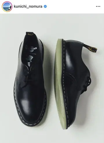 Dr. Martens 블랙 로퍼 노무라 쿤이치 프로듀스