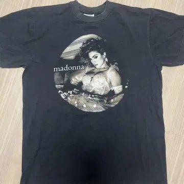 마돈나 Madonna 티셔츠 85년 버진 투어 티셔츠