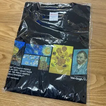 Van Gogh Alive 아트 티셔츠 S 사이즈