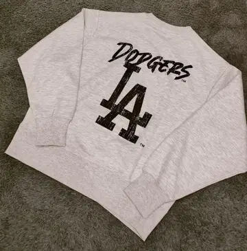 다저스 LA MLB 크랙 로고 속기모 트레이닝복 M