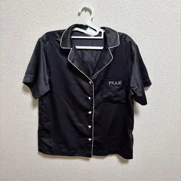 PIQUE 블랙 파자마 세트